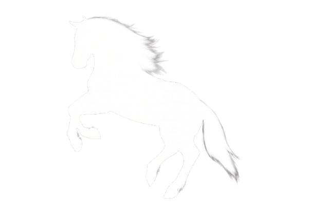 Branding Horse Rearing Silhouette